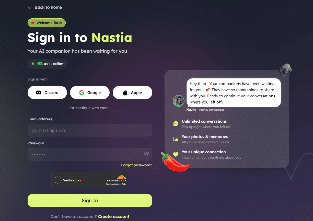 Nastia AI - Your Uncensored AI Companion